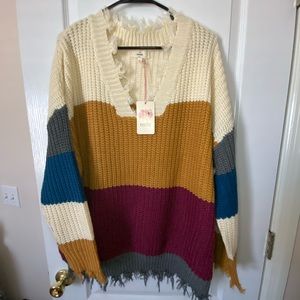 Colorblock Sweater
